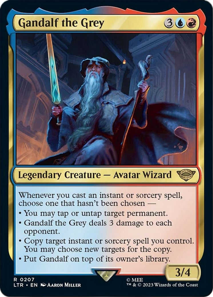 Image for Gandalf the Grey (207) (Universes Beyond: The Lord of the Rings: Tales of Middle-earth) - Magic: The Gathering