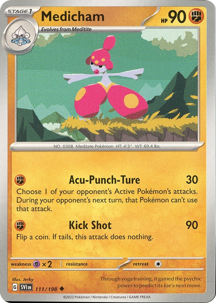 Image for Medicham (111/198) (SVI) - Pokemon