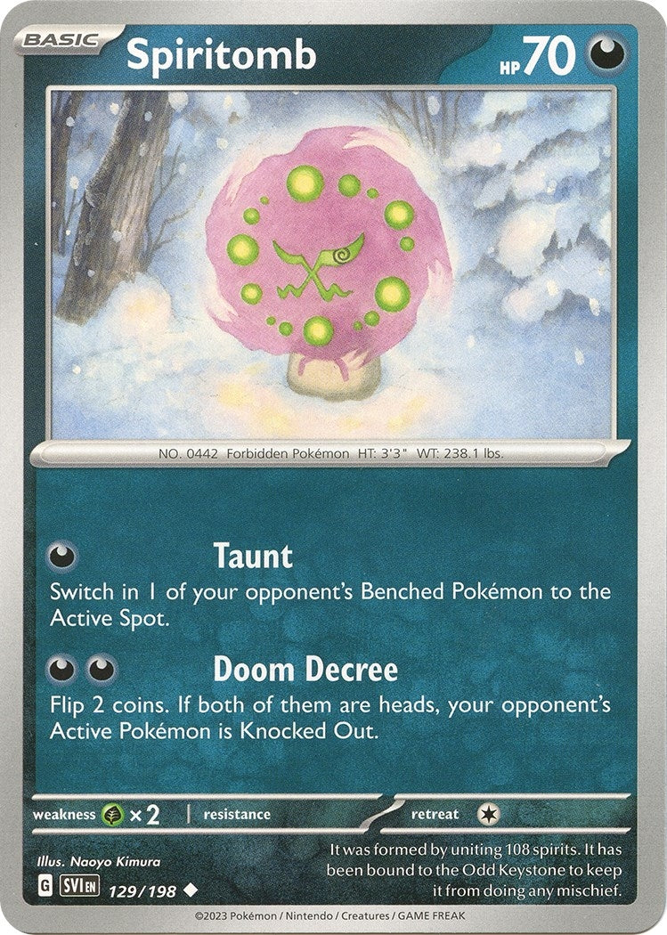 Image for Spiritomb (129/198) (SVI) - Pokemon