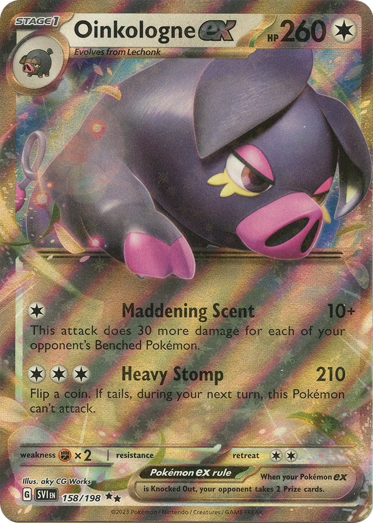 Image for Oinkologne ex (158/198) (SVI) - Pokemon
