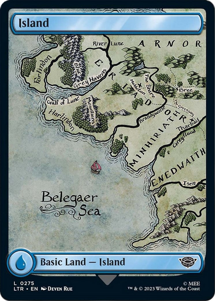 Image for Island (0275) (275) (Universes Beyond: The Lord of the Rings: Tales of Middle-earth) - Magic: The Gathering