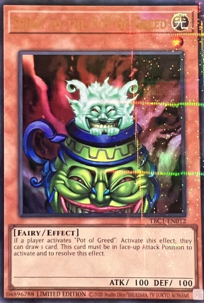 Image for Spirit of the Pot of Greed (TBC1-EN012) (TBC1) - YuGiOh