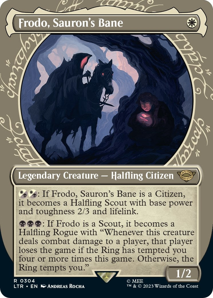 Image for Frodo, Sauron's Bane (Showcase) (304) (Universes Beyond: The Lord of the Rings: Tales of Middle-earth) - Magic: The Gathering
