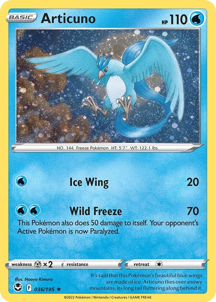 Image for Articuno (Cosmos Holo) (036/195) (MCAP) - Pokemon