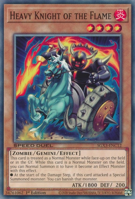 Image for Heavy Knight of the Flame (SGX3-ENC12) (SGX3) - YuGiOh