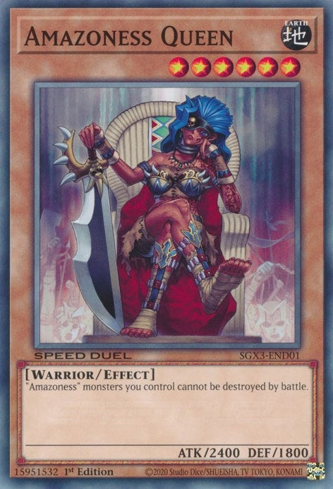 Image for Amazoness Queen (SGX3-END01) (SGX3) - YuGiOh