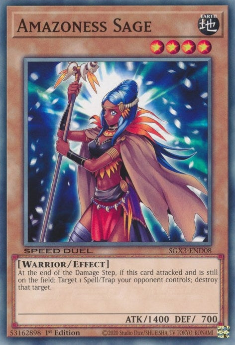 Image for Amazoness Sage (SGX3-END08) (SGX3) - YuGiOh
