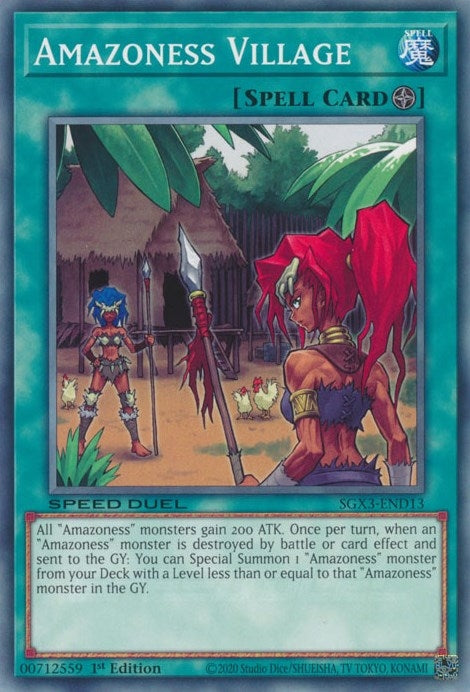 Image for Amazoness Village (SGX3-END13) (SGX3) - YuGiOh