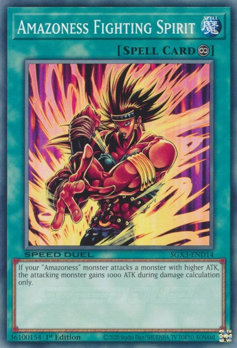 Image for Amazoness Fighting Spirit (SGX3-END14) (SGX3) - YuGiOh
