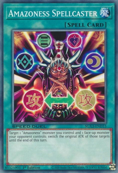 Image for Amazoness Spellcaster (SGX3-END15) (SGX3) - YuGiOh