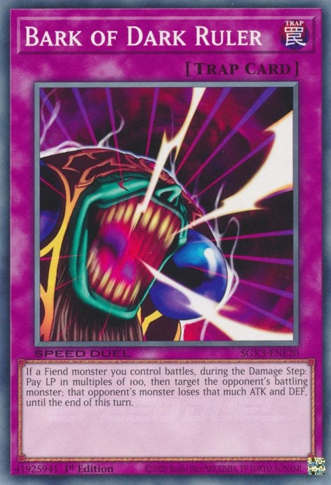 Image for Bark of Dark Ruler (SGX3-ENE20) (SGX3) - YuGiOh