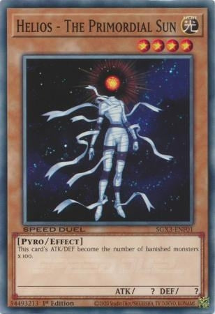Image for Helios - The Primordial Sun (SGX3-ENF01) (SGX3) - YuGiOh