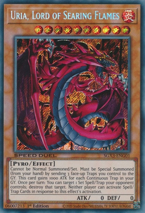 Image for Uria, Lord of Searing Flames (SGX3-ENG01) (SGX3) - YuGiOh