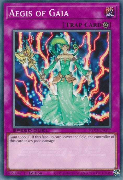 Image for Aegis of Gaia (SGX3-ENG17) (SGX3) - YuGiOh