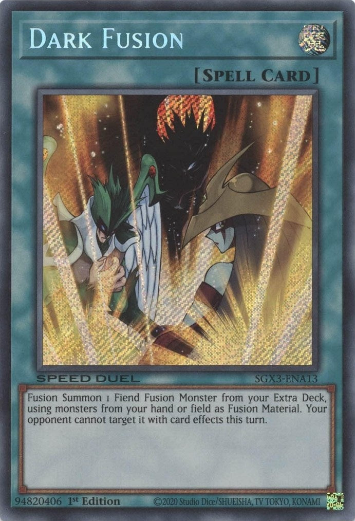 Image for Dark Fusion (Secret Rare) (SGX3-ENA13) (SGX3) - YuGiOh