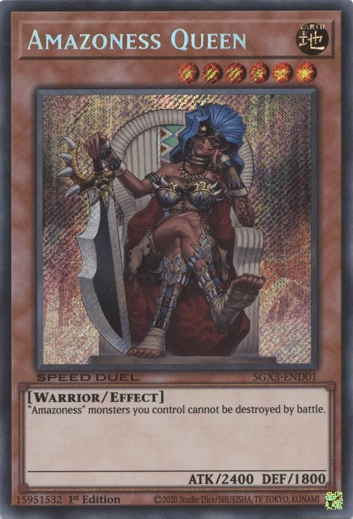 Image for Amazoness Queen (Secret Rare) (SGX3-END01) (SGX3) - YuGiOh