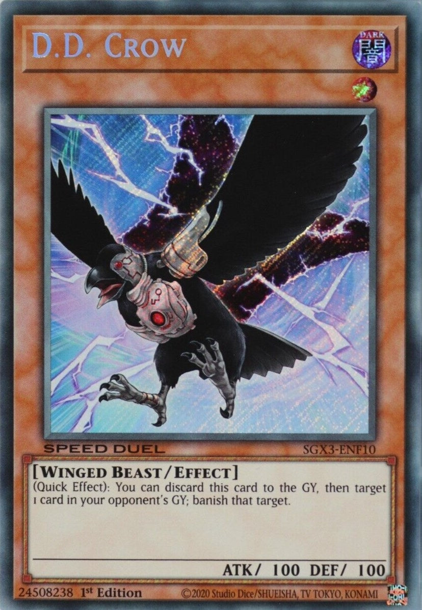 Image for D.D. Crow (Secret Rare) (SGX3-ENF10) (SGX3) - YuGiOh