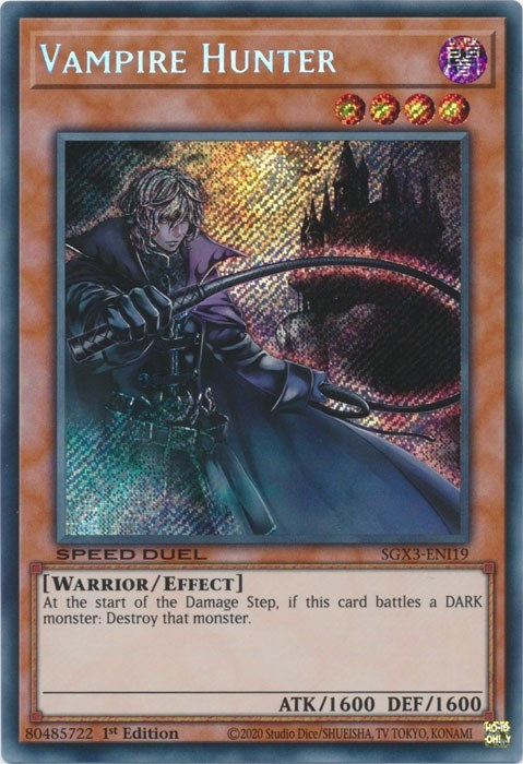 Image for Vampire Hunter (Secret Rare) (SGX3-ENI19) (SGX3) - YuGiOh
