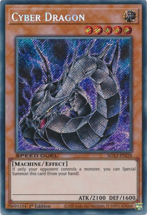 Image for Cyber Dragon (Secret Rare) (SGX3-ENI28) (SGX3) - YuGiOh