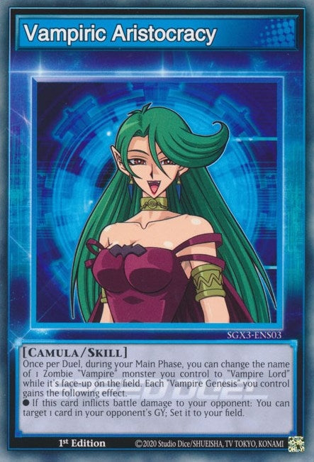 Image for Vampiric Aristocracy (SGX3-ENS03) (SGX3) - YuGiOh