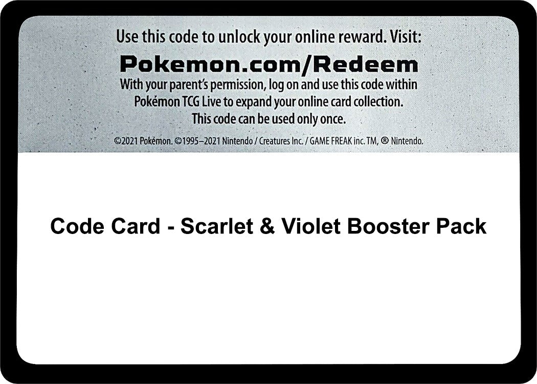 Image for Code Card - Scarlet & Violet Booster Pack (SVI) - Pokemon