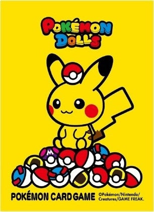 Image for Pokemon TCG: Pokemon Center Japan Exclusive Card Sleeves - Pokemon Dolls (64-Pack) - Card Sleeves
