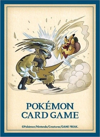 Image for Pokemon TCG: Pokemon Center Japan Exclusive Card Sleeves - Pikachu Adventure vs Zeraora (64-Pack) - Card Sleeves