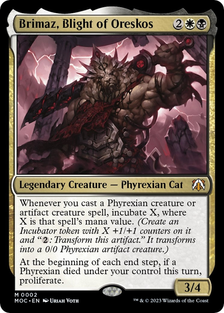 Image for Brimaz, Blight of Oreskos (2) (March of the Machine) - Magic: The Gathering