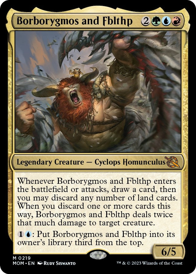 Image for Borborygmos and Fblthp (219) (March of the Machine) - Magic: The Gathering