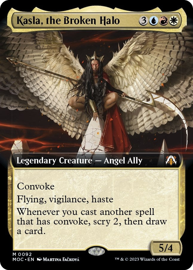 Image for Kasla, the Broken Halo (Extended Art) (92) (March of the Machine) - Magic: The Gathering