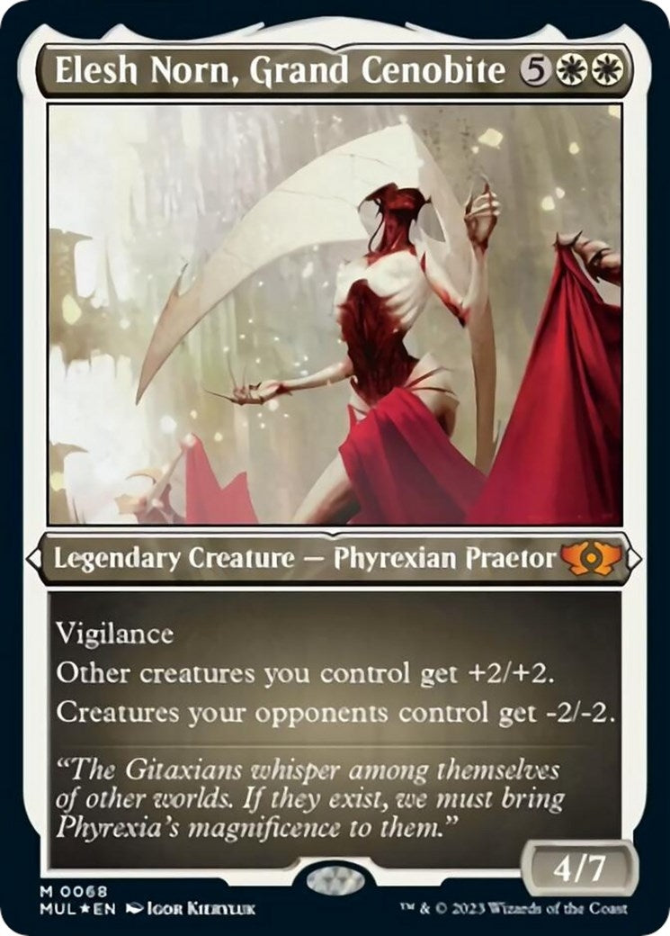 Image for Elesh Norn, Grand Cenobite (Foil Etched) (68) (March of the Machine: Multiverse Legends) - Magic: The Gathering