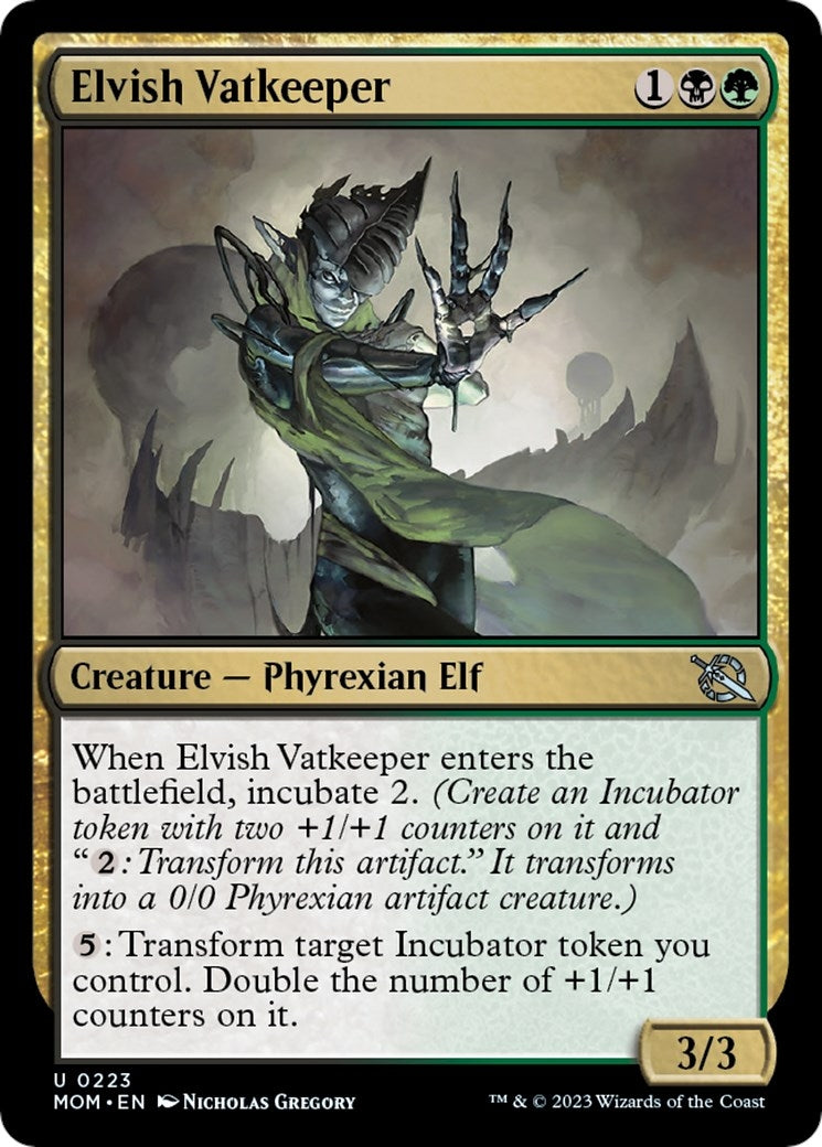 Image for Elvish Vatkeeper (223) (March of the Machine) - Magic: The Gathering