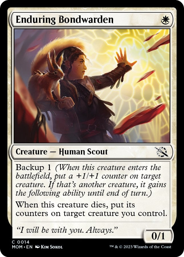 Image for Enduring Bondwarden (14) (March of the Machine) - Magic: The Gathering