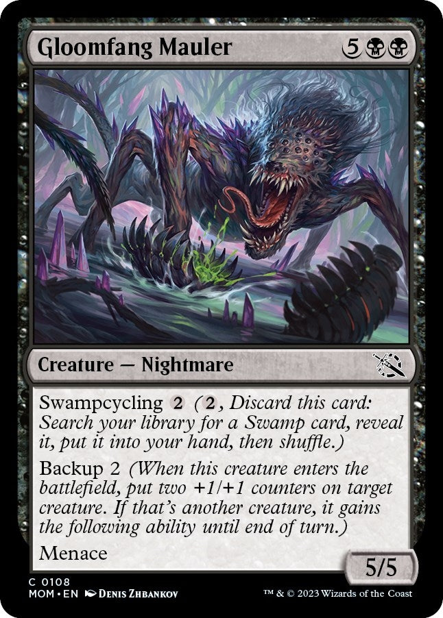 Image for Gloomfang Mauler (108) (March of the Machine) - Magic: The Gathering