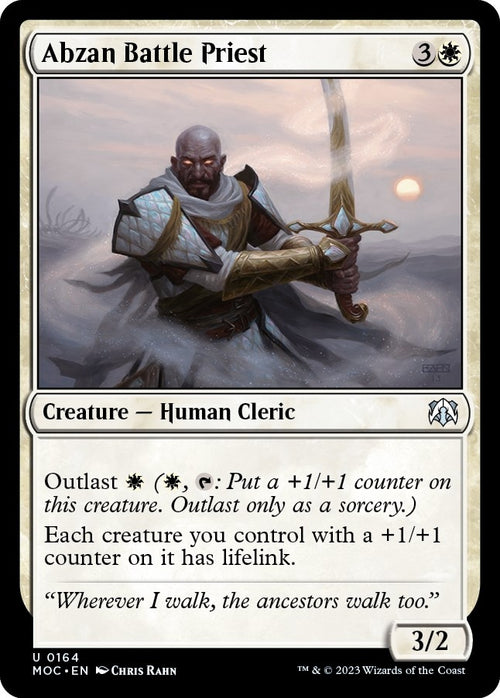 Image for Abzan Battle Priest (164) (March of the Machine) - Magic: The Gathering