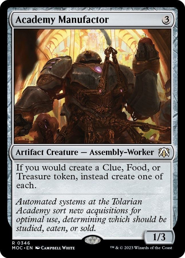 Image for Academy Manufactor (346) (March of the Machine) - Magic: The Gathering