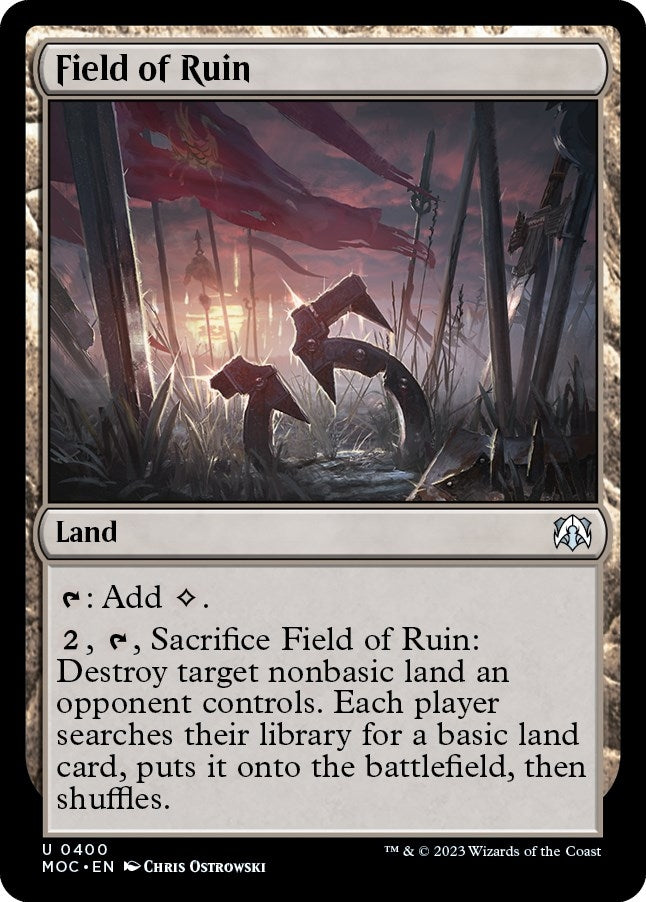 Image for Field of Ruin (400) (March of the Machine) - Magic: The Gathering