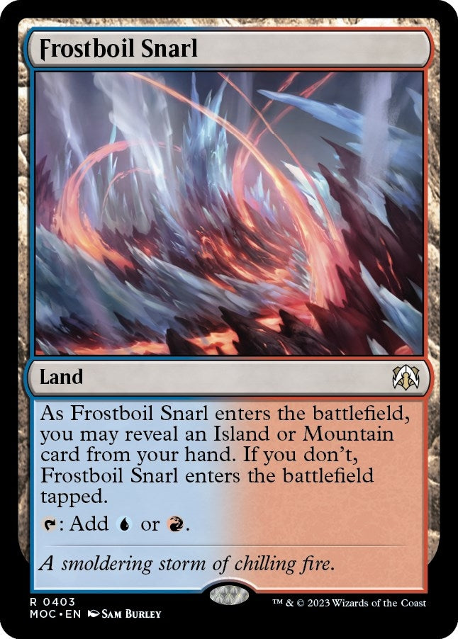 Image for Frostboil Snarl (403) (March of the Machine) - Magic: The Gathering