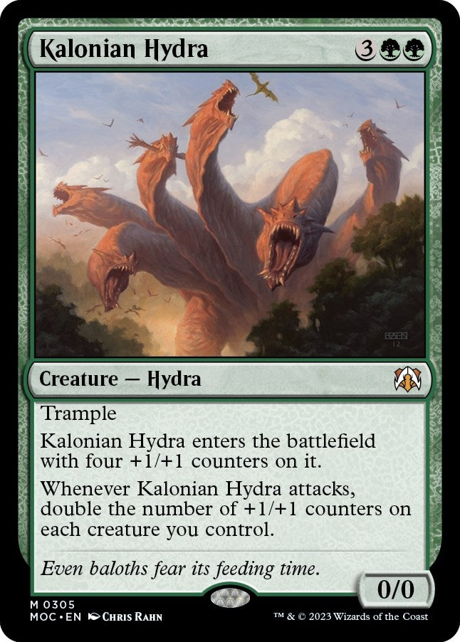 Image for Kalonian Hydra (305) (March of the Machine) - Magic: The Gathering