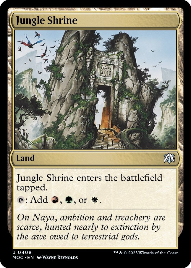 Image for Jungle Shrine (408) (March of the Machine) - Magic: The Gathering