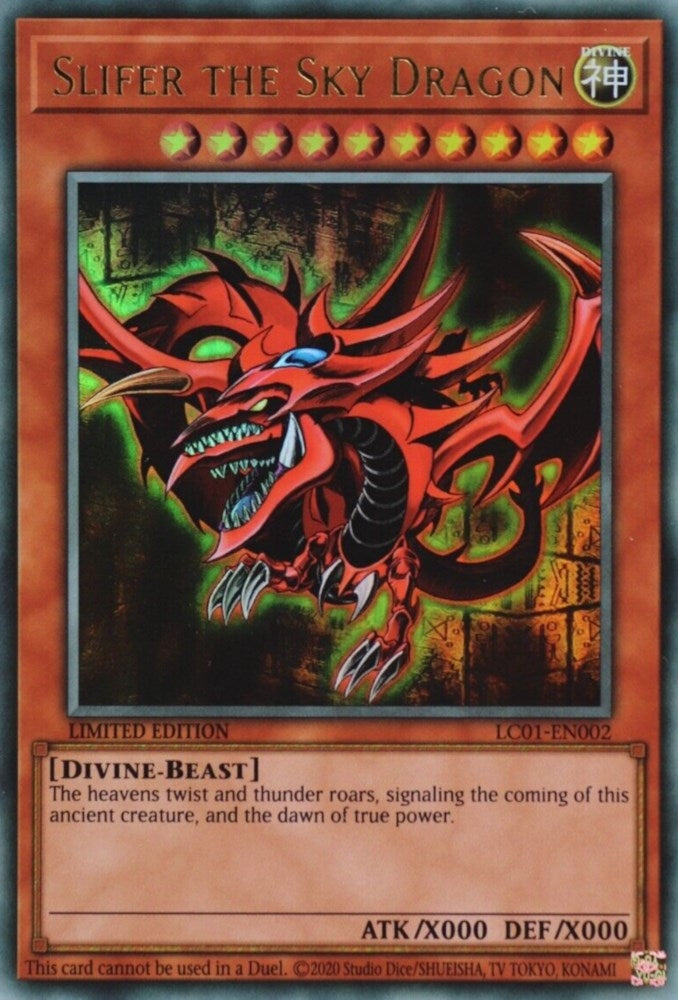 Image for Slifer the Sky Dragon (25th Anniversary Edition) (LC01-EN002) (LC01) - YuGiOh