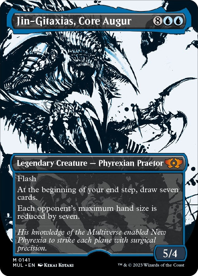 Image for Jin-Gitaxias, Core Augur (Halo Foil) (141) (March of the Machine: Multiverse Legends) - Magic: The Gathering