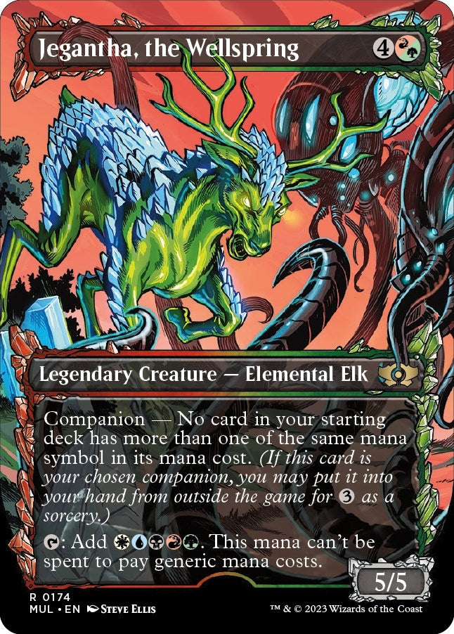 Image for Jegantha, the Wellspring (Halo Foil) (174) (March of the Machine: Multiverse Legends) - Magic: The Gathering