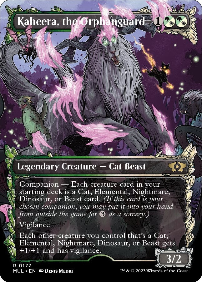 Image for Kaheera, the Orphanguard (Halo Foil) (177) (March of the Machine: Multiverse Legends) - Magic: The Gathering