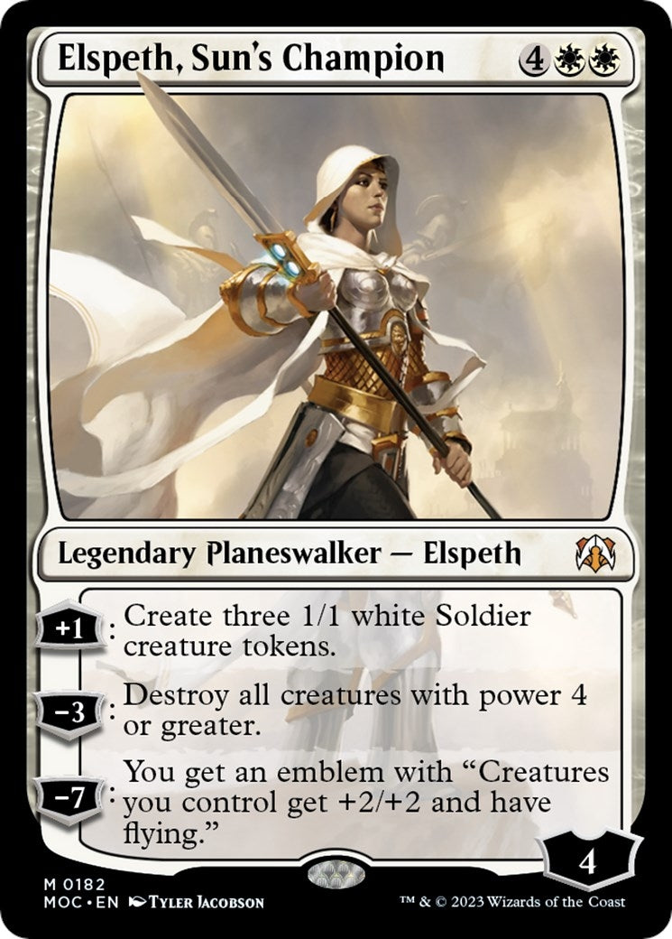 Image for Elspeth, Sun's Champion (182) (March of the Machine) - Magic: The Gathering