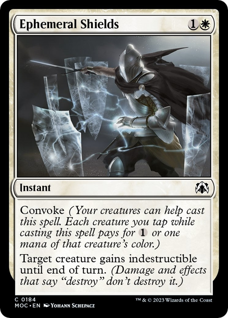 Image for Ephemeral Shields (184) (March of the Machine) - Magic: The Gathering
