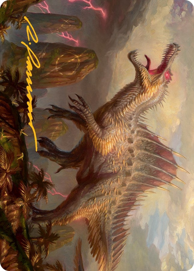 Image for Etali, Primal Conqueror Art Card (Gold-Stamped Signature) (31) (March of the Machine) - Magic: The Gathering