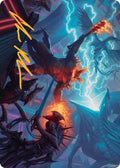 Image for Hidetsugu and Kairi Art Card (Gold-Stamped Signature) (45) (March of the Machine) - Magic: The Gathering