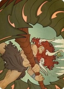 Image for Borborygmos and Fblthp Art Card (57/81) (57) (March of the Machine) - Magic: The Gathering