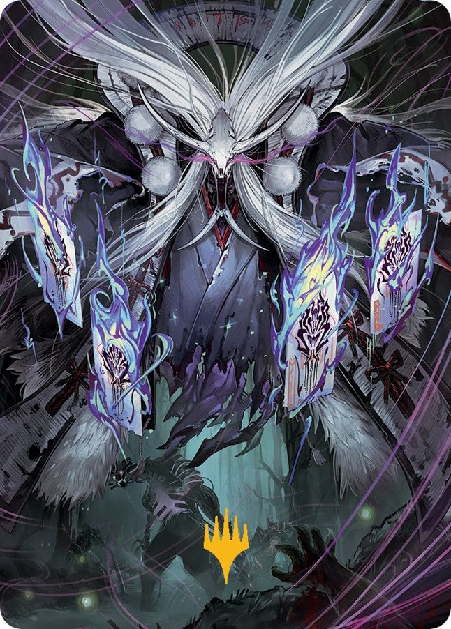 Image for Horobi, Death's Wail Art Card (Gold-Stamped Signature) (70) (March of the Machine) - Magic: The Gathering